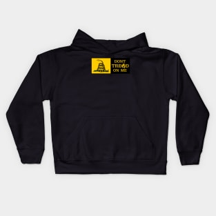 Don't tread on me Anacho-Capitalism Kids Hoodie